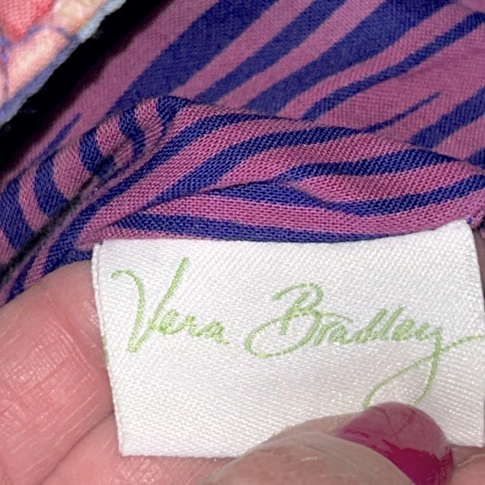 Vera Bradley Impressionista Crossbody Purple Quilted Shoulder Hipster Bag Purse
